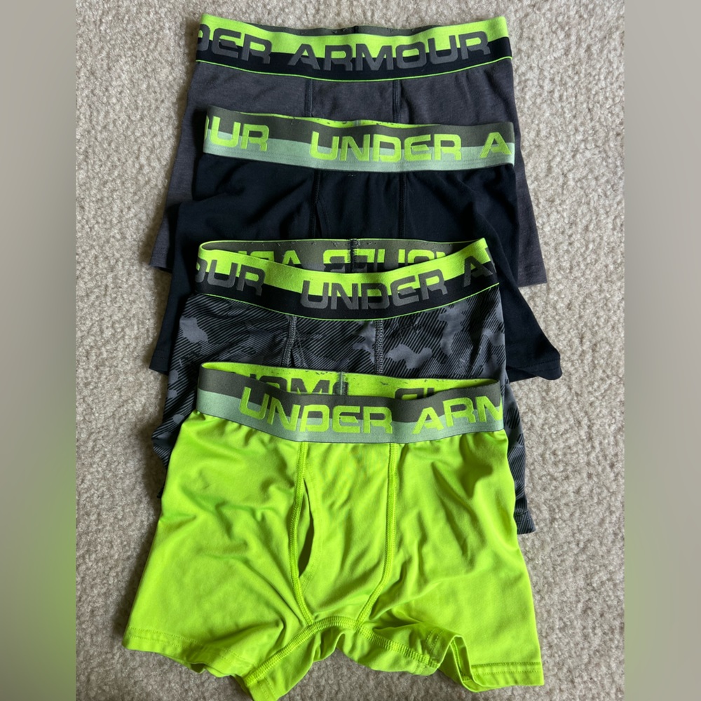 UA boys small boxer briefs